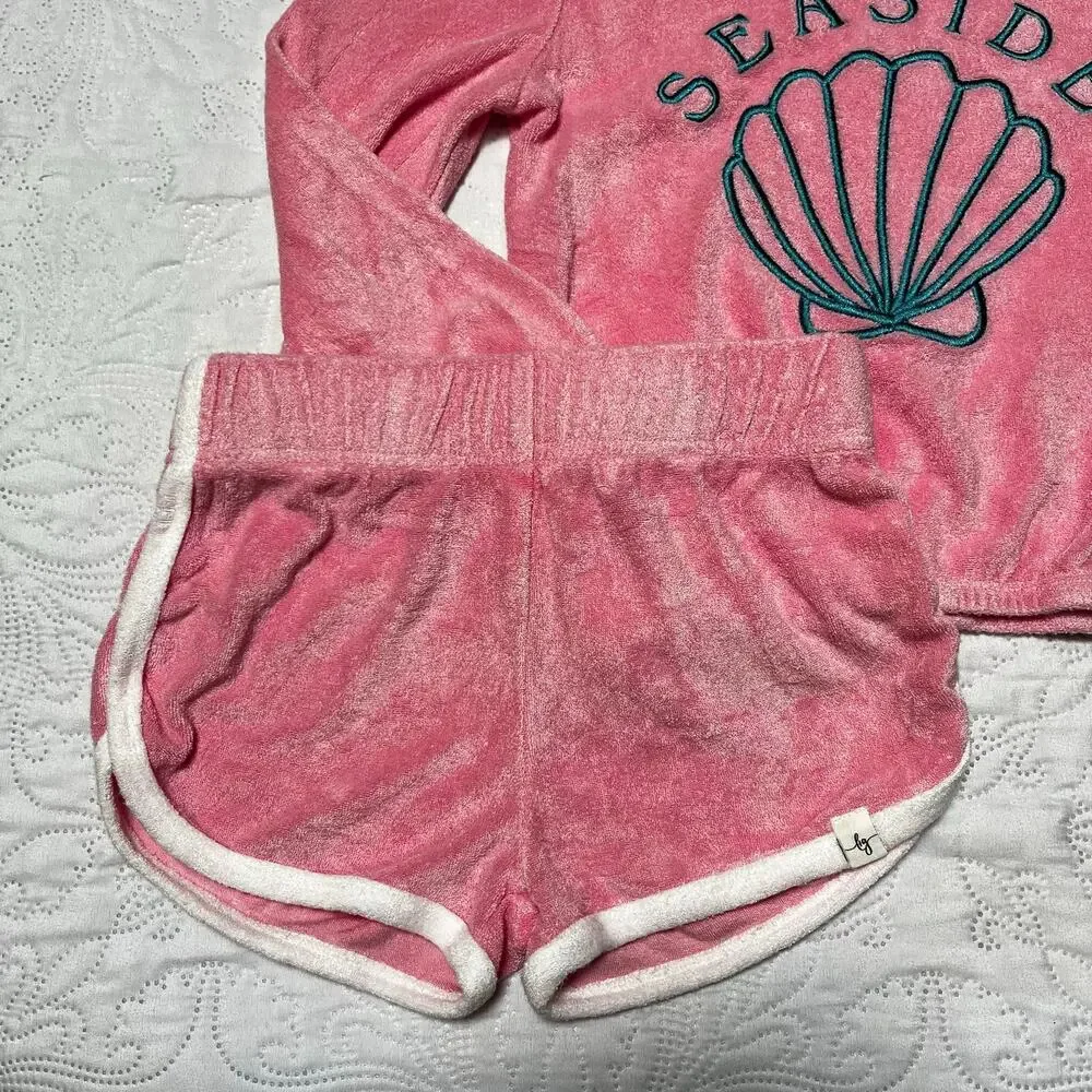 Love & Grow Seaside Embroidered Terry Set Size 7